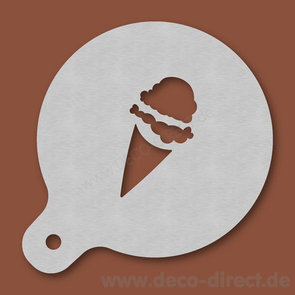 Cappuccino-Schablone Eist&uuml;te
