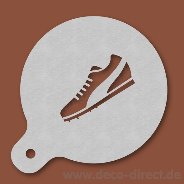 Cappuccino-Schablone Laufschuh Edelstahl