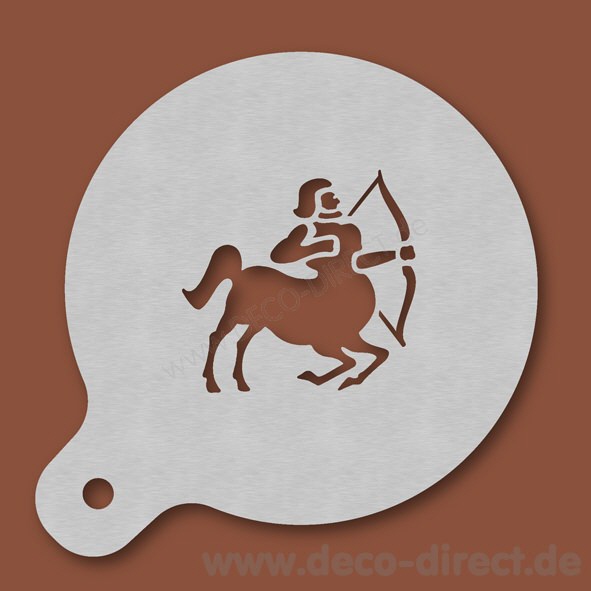 Cappuccino-Schablone Sch&uuml;tze Edelstahl