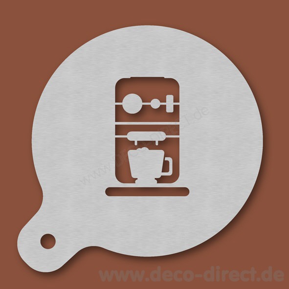 Cappuccino-Schablone Espressomaschine Edelstahl