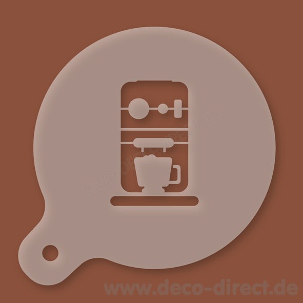 Cappuccino-Schablone Espressomaschine Kunststoff