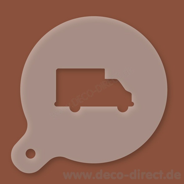 Cappuccino-Schablone Transporter Kunststoff
