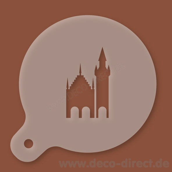 Cappuccino-Schablone M&uuml;nchen Kunststoff
