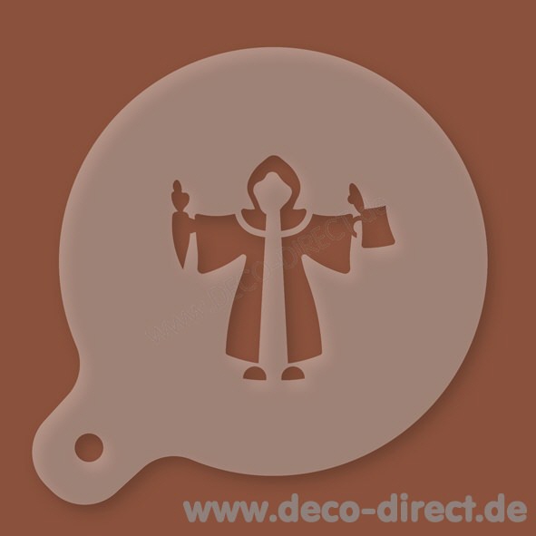 Cappuccino-Schablone M&uuml;nchner Kindl Kunststoff