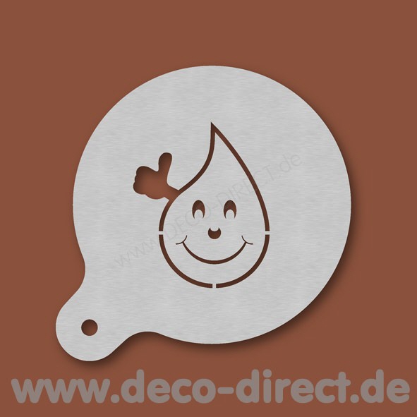 Cappuccino-Schablone BloodyBuddy� 100 mm Edelstahl