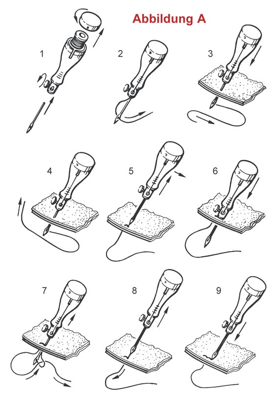 Gebrauchsanleitung Profi-Nähahle