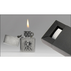 Zippo-Feuerzeug Motiv "Zwilling"