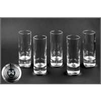 6er-Set Glas-Stamper "Schlosser"